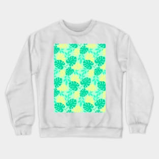 Tropical Leaf Crewneck Sweatshirt